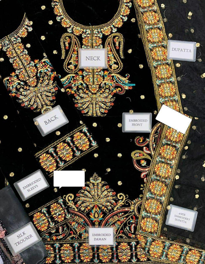 ASIM JOFA VELVET | Wedding Edition - D6712