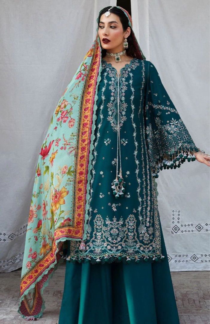 Hussain Rehar | Dhanak 3pc - D190