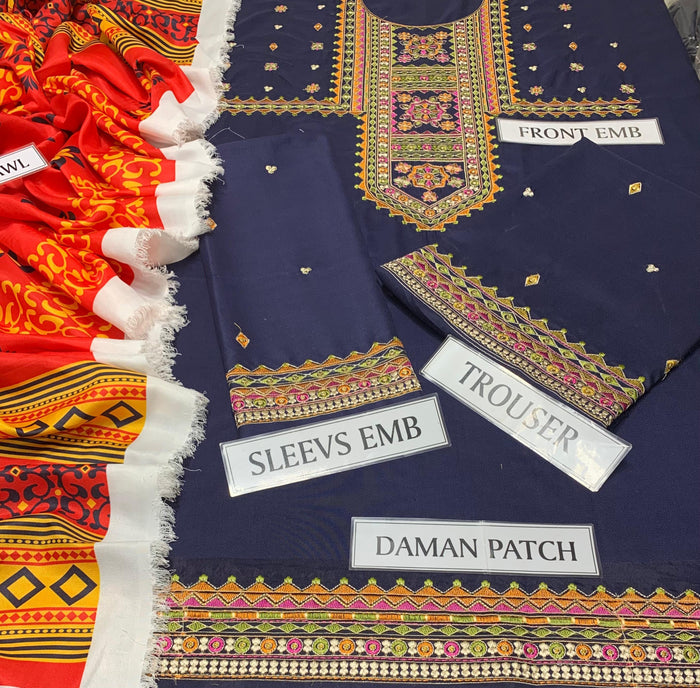 KAMRA | Dhanak 3Pc - D425