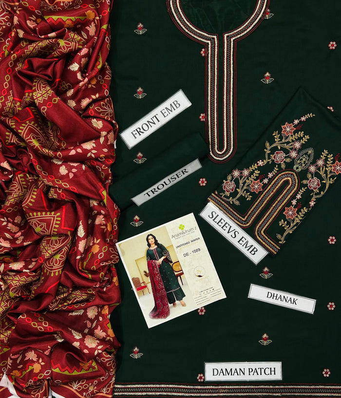 Anam & irum'z | 3pc Dhanak -B453