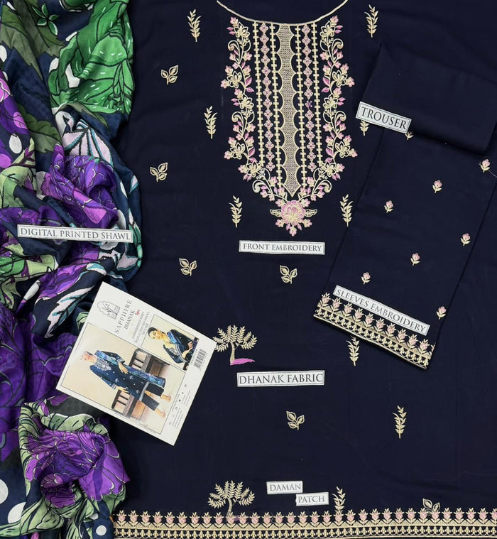 SAPPHIRE | Dhanak 3Pc - D145