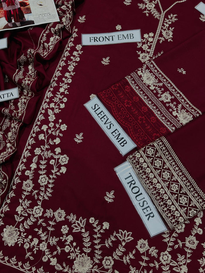 AZURE | 3pc Dhanak - D412