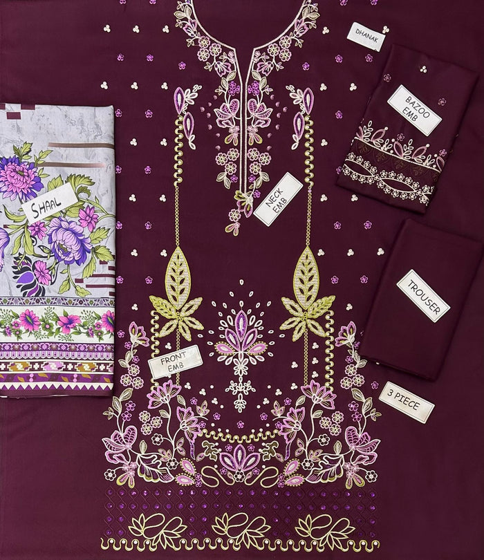 NUREH - 3Pc Dhanak - D#341